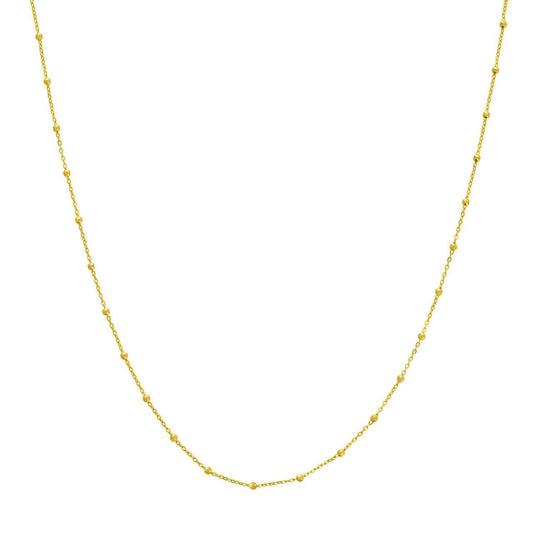 Faceted Bead Saturn Chain - 16" - Susan Blake Jewelry