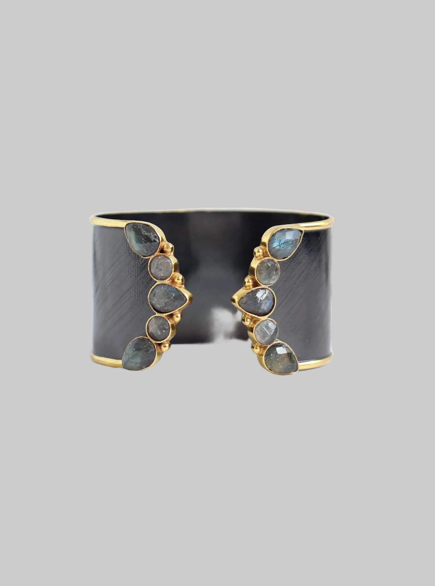 Hand Crafted Gemstone Cuff bangle