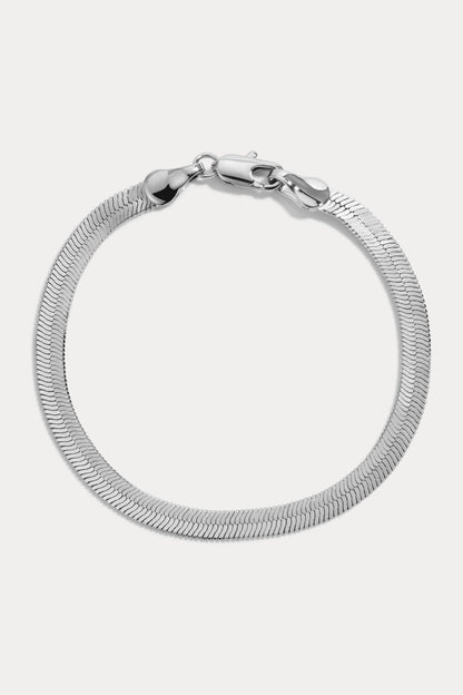 Flat Herringbone Bracelet, alternate view 3