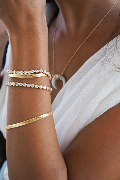 Flat Herringbone Bracelet, alternate view 4