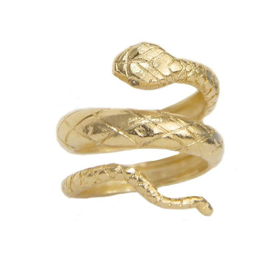 Gold Serpent Wrap Ring