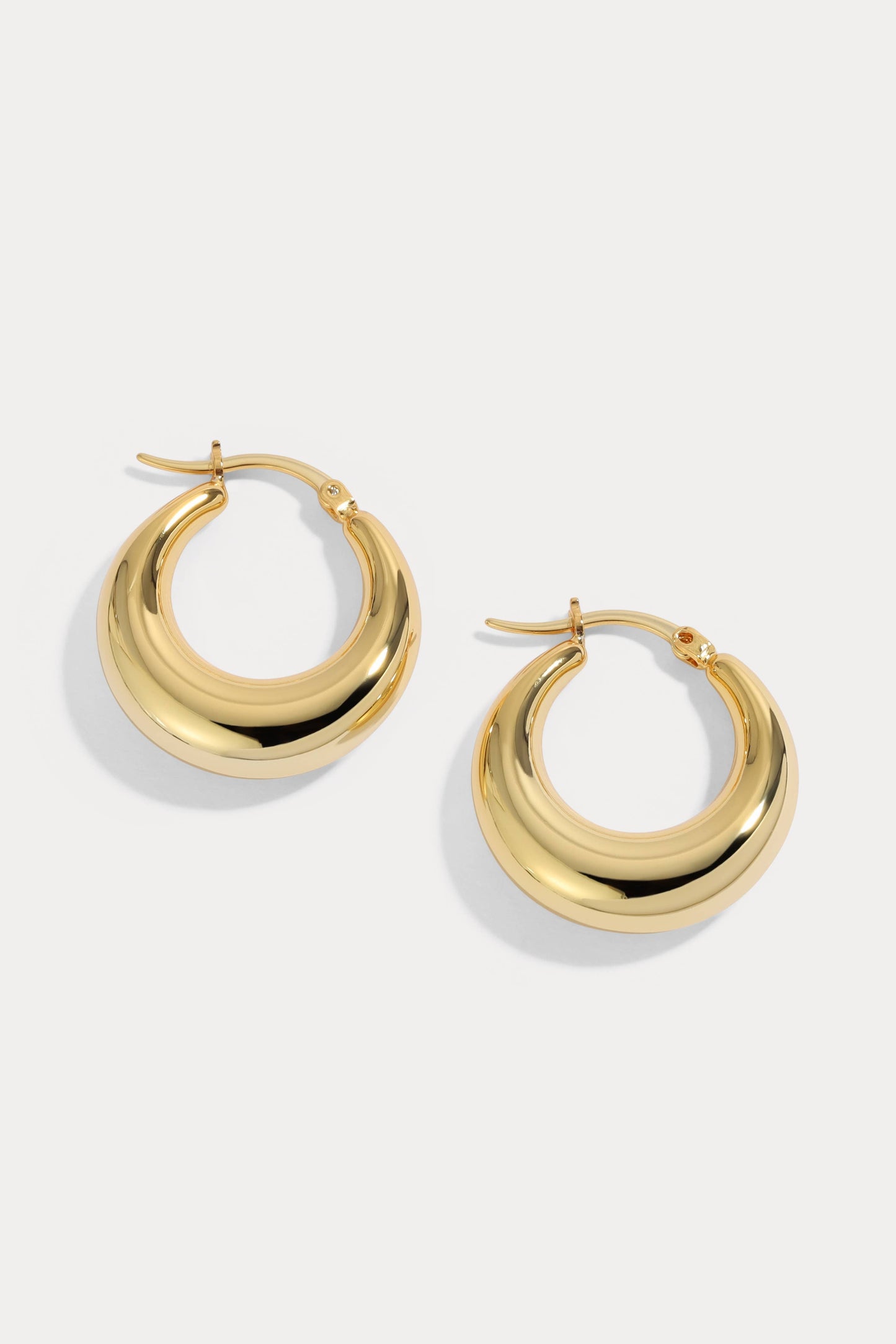 Graduated Puff Hoop Earrings, alternate view 3