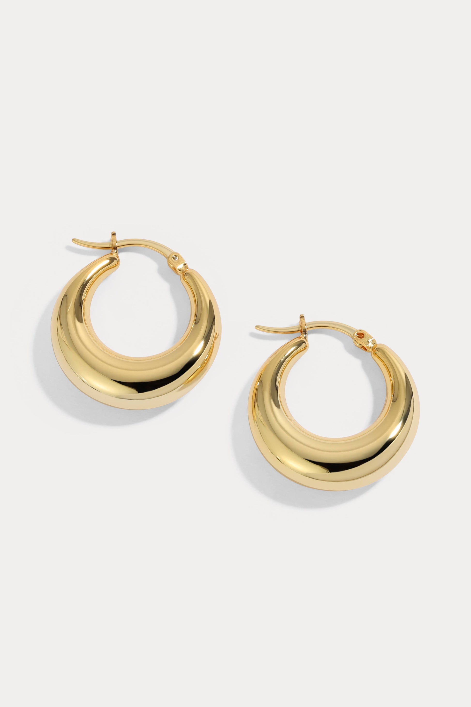 Graduated Puff Hoop Earrings, alternate view 3