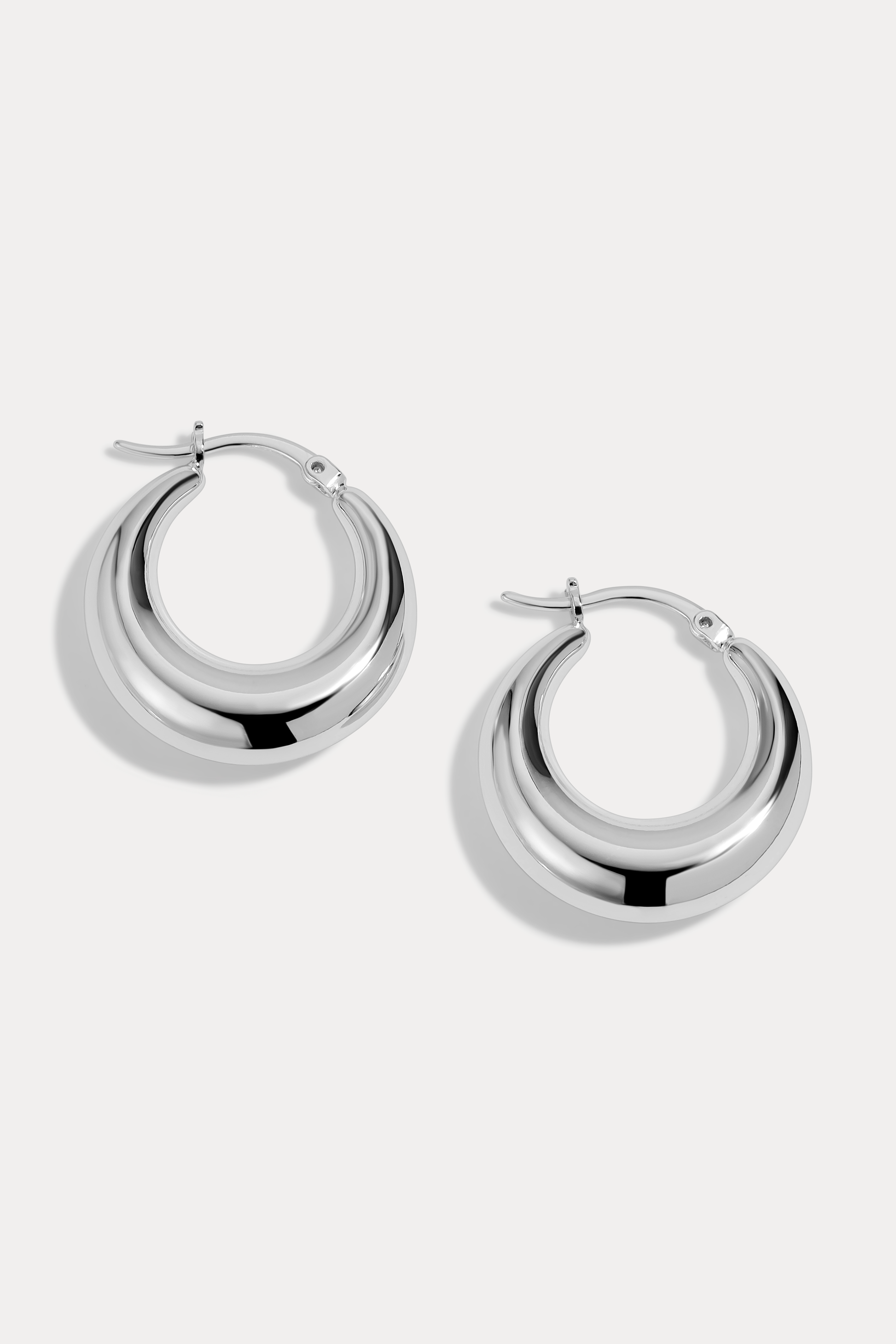 Graduated Puff Hoop Earrings, alternate view 6