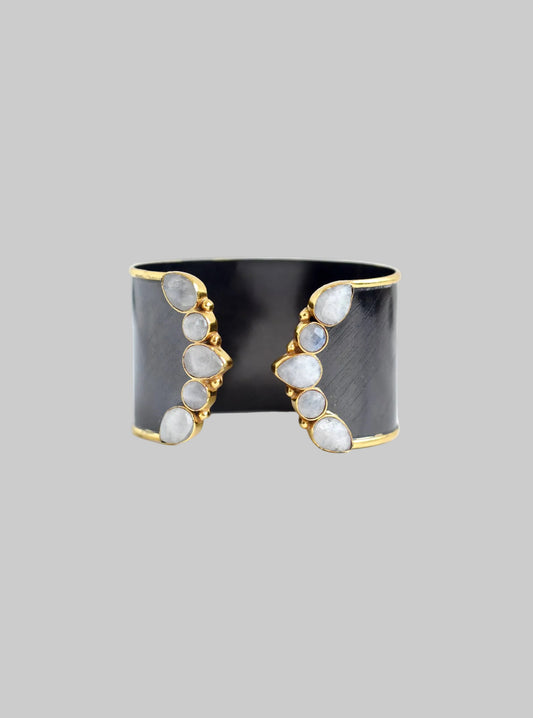 Hand Crafted Gemstone Cuff bangle