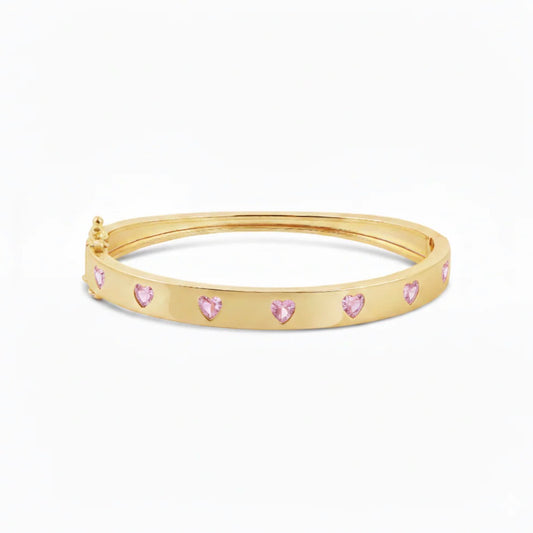 Heartburst Enamel Bangle