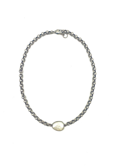 Hypno Vintage Silver Necklace, alternate view 2