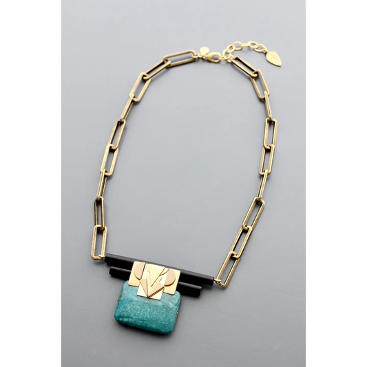 Turquoise Artdeco Necklace