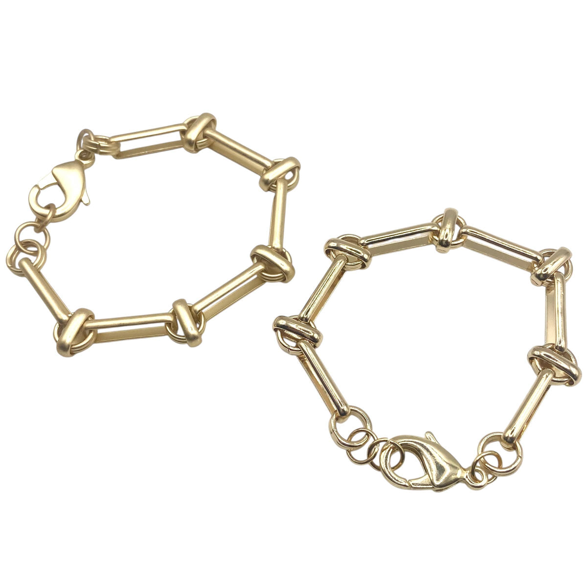 Knotted Links Hardware Bracelet