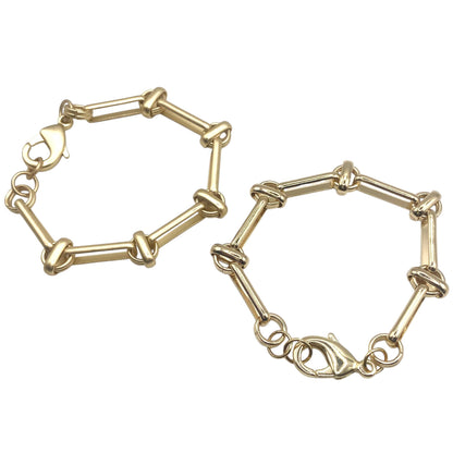 Knotted Links Hardware Bracelet