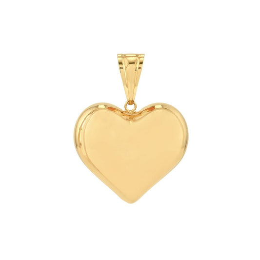Large Puffed Heart Pendant - Susan Blake Jewelry