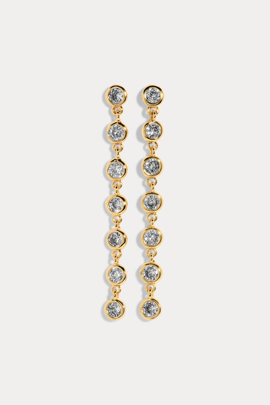 Medium Bezel Duster Earrings