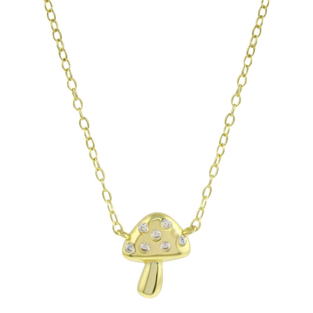 Mini Mushroom Necklace