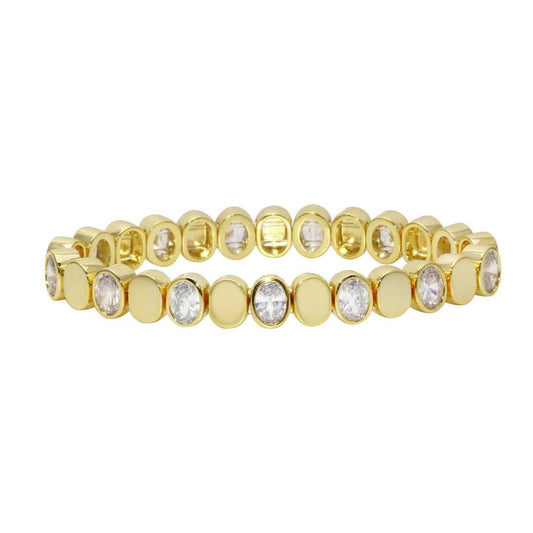 Oval Stretchy Bracelet - Susan Blake Jewelry