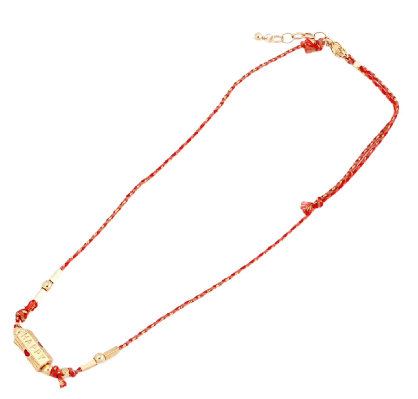 Amulet Capsule Cord Necklace