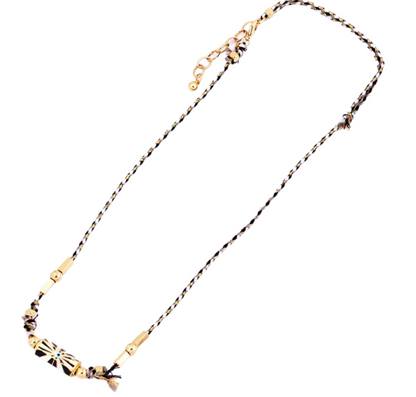 Amulet Capsule Cord Necklace