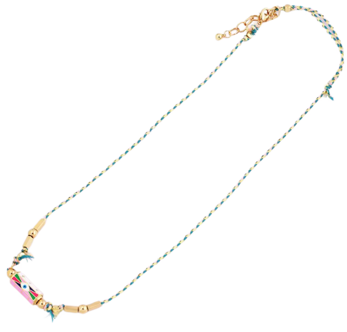 Amulet Capsule Cord Necklace