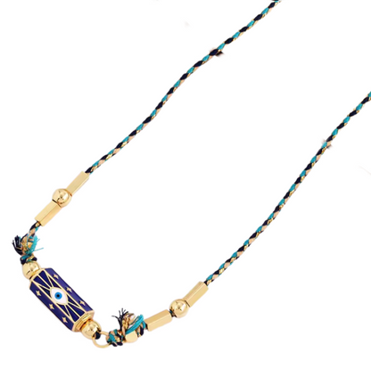 Amulet Capsule Cord Necklace