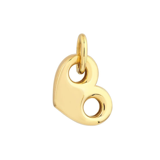Puff Mariner Heart Charm - Susan Blake Jewelry