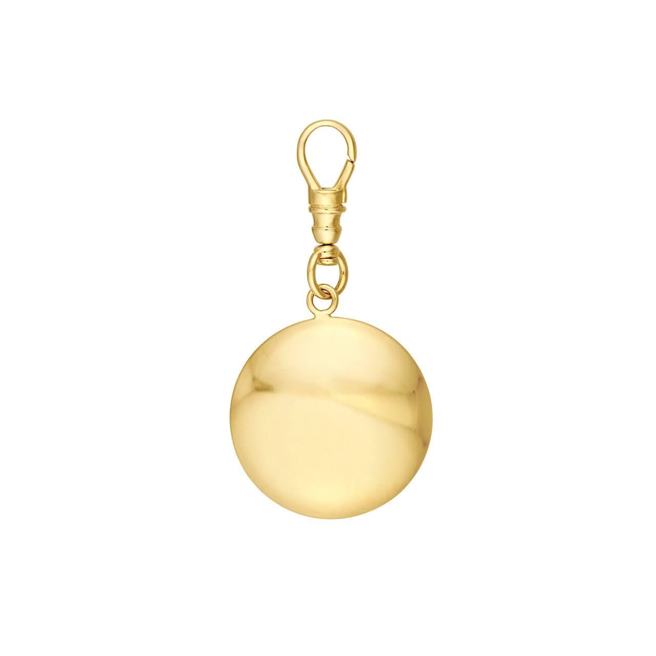 Puffy Disc Pendant - Susan Blake Jewelry
