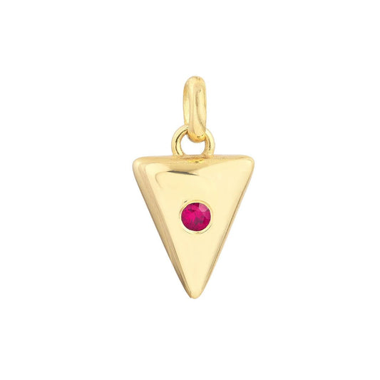 Ruby Arrow Pendant - Susan Blake Jewelry