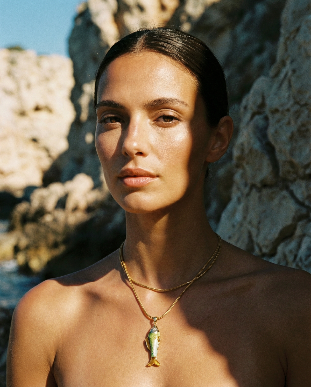 Sardine on Cord Necklace