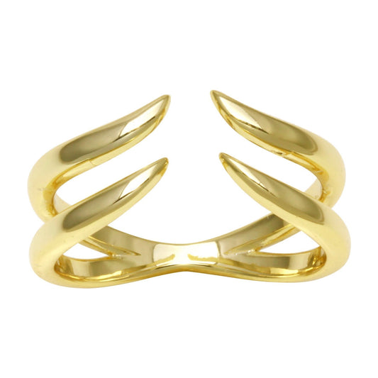 Solid Double Claw Open Ring - Susan Blake Jewelry