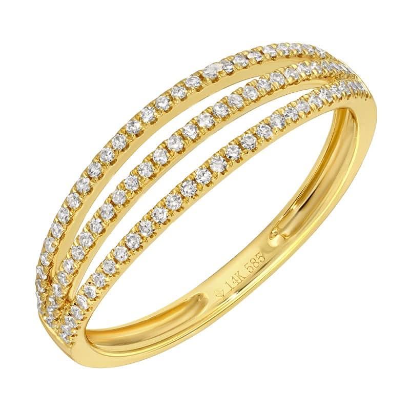 Spectacular Diamond Ring in Yellow Gold - Susan Blake Jewelry