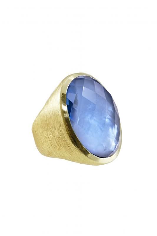Statement Stone Signet Ring - Susan Blake Jewelry