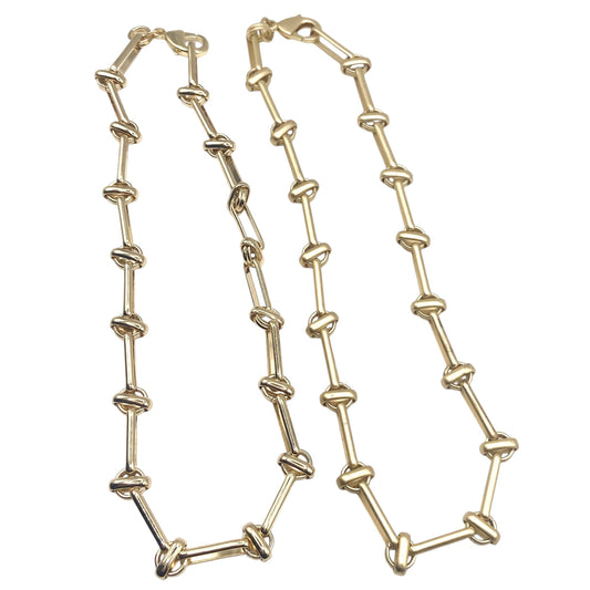 The Convertible Knotted Links Necklace