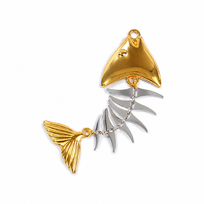 The Moving Fish Bone Necklace, alternate view 5