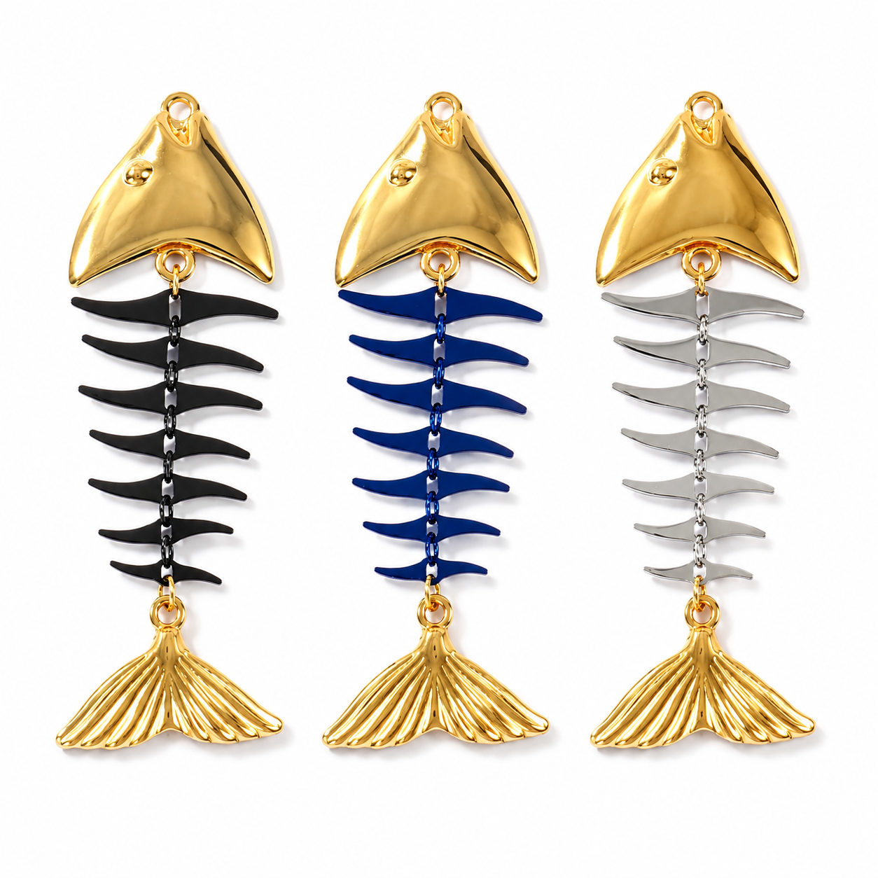 The Moving Fish Bone Necklace, alternate view 6