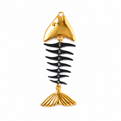 The Moving Fish Bone Necklace, alternate view 9