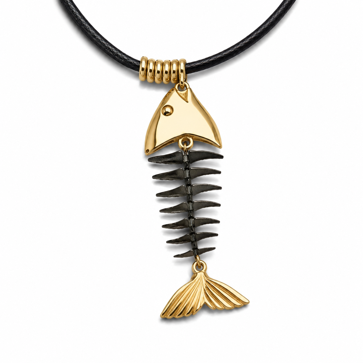 The Moving Fish Bone Necklace