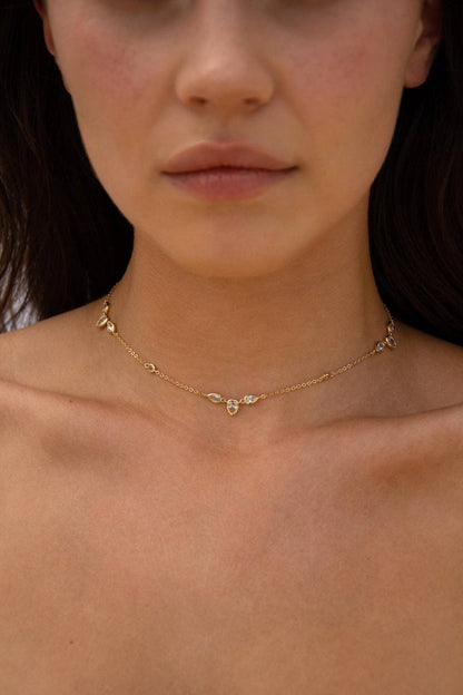 Trio Cz Choker, alternate view 2