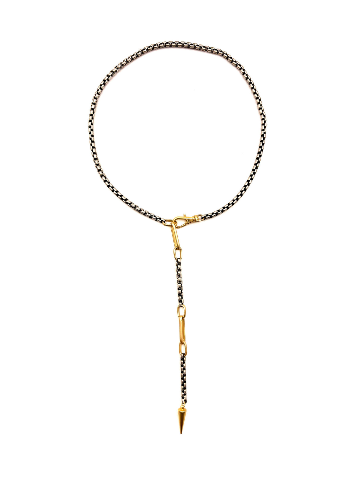 Two-Tone Dagger Lariat
