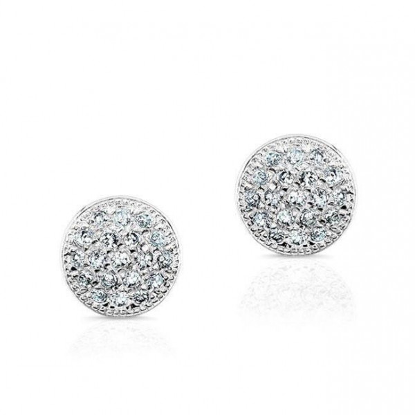 14k Mini Pave Diamond Pave Stud Earrings